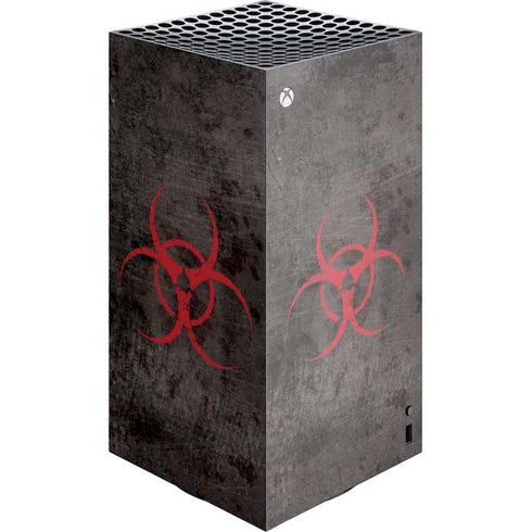 Biohazard Red XBox Series X Digital Edition Console Skin